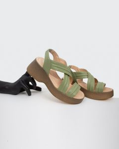 صندل چرمی زنانه دست‌دوز مدل «کلاسیک 107»